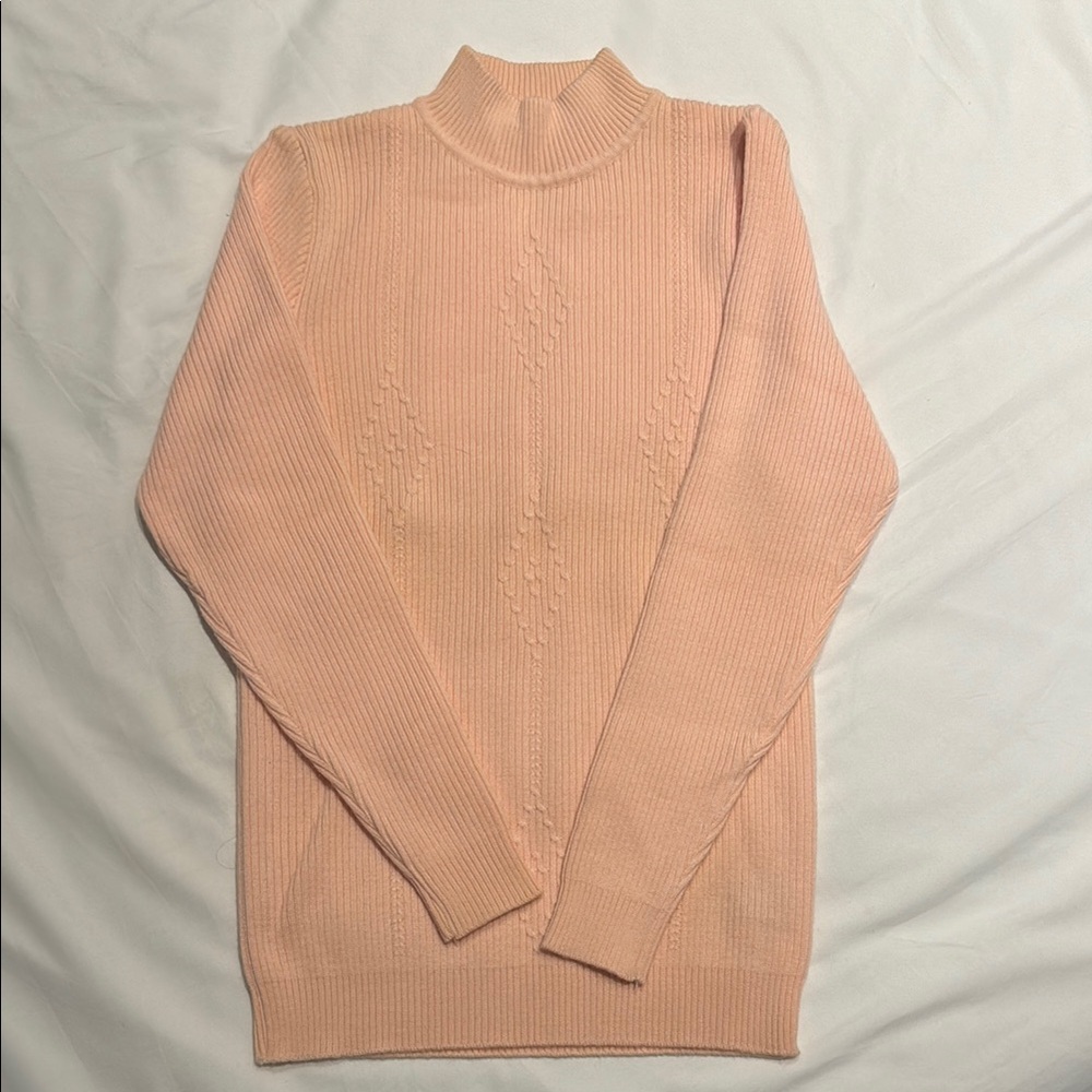 Women's Pastel Orange Sweater